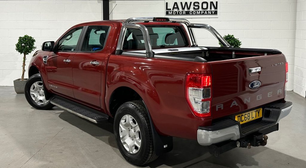 USED 2018 68 FORD RANGER 3.2 TDCi Limited 1 Pickup Double Cab 4dr Diesel Auto 4WD Euro 5 (200 ps) 