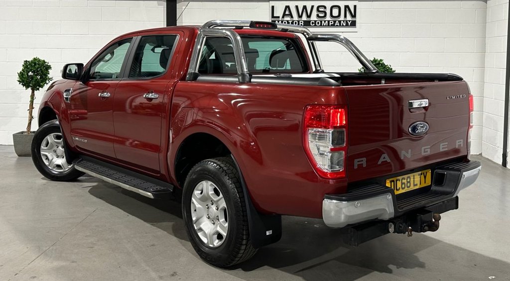 USED 2018 68 FORD RANGER 3.2 TDCi Limited 1 Pickup Double Cab 4dr Diesel Auto 4WD Euro 5 (200 ps) 