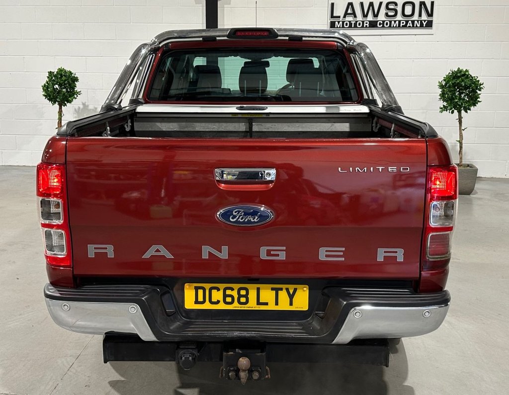USED 2018 68 FORD RANGER 3.2 TDCi Limited 1 Pickup Double Cab 4dr Diesel Auto 4WD Euro 5 (200 ps) 