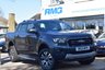 USED 2021 21 FORD RANGER NO VAT 2.0 EcoBlue Wildtrak Pickup Double Cab 4dr Diesel Auto 4WD Euro 6 | REVERSE CAMERA  | NAV HDD | PARKING SENSORS | AIR CON | LOAD LINER |  ALLOY WHEELS |  LOAD COVER | AMBIENT LIGHTING | LEATHER INTERIOR  NO VAT ON THIS TRUCK!