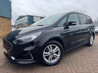 USED 2021 21 FORD GALAXY 2.0 EcoBlue Titanium MPV Agate Black Diesel Auto Euro 6 (s/s) (190 ps) Super 7 Seater With Huge Spec Black Heated Leather Sat Nav Car Play Climate Electric Folding Middle and Rear Seats