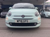 USED 2018 18 FIAT 500 1.2 Lounge Hatchback 3dr Petrol Manual Euro 6 (s/s) (69 bhp) 