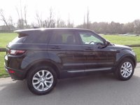USED 2017 67 LAND ROVER RANGE ROVER EVOQUE 2.0 eD4 SE SUV 5dr Diesel Manual FWD Euro 6 (s/s) (150 ps) SANTORINI BLACK WITH FULL BEIGE LEATHER 