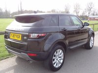USED 2017 67 LAND ROVER RANGE ROVER EVOQUE 2.0 eD4 SE SUV 5dr Diesel Manual FWD Euro 6 (s/s) (150 ps) SANTORINI BLACK WITH FULL BEIGE LEATHER 