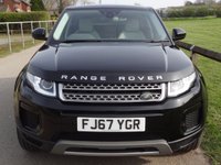 USED 2017 67 LAND ROVER RANGE ROVER EVOQUE 2.0 eD4 SE SUV 5dr Diesel Manual FWD Euro 6 (s/s) (150 ps) SANTORINI BLACK WITH FULL BEIGE LEATHER 