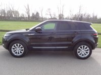 USED 2017 67 LAND ROVER RANGE ROVER EVOQUE 2.0 eD4 SE SUV 5dr Diesel Manual FWD Euro 6 (s/s) (150 ps) SANTORINI BLACK WITH FULL BEIGE LEATHER 