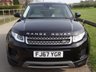 USED 2017 67 LAND ROVER RANGE ROVER EVOQUE 2.0 eD4 SE SUV 5dr Diesel Manual FWD Euro 6 (s/s) (150 ps) SANTORINI BLACK WITH FULL BEIGE LEATHER 