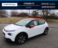 USED 2018 67 CITROEN C3 1.2 PureTech Feel 2018,Bluetooth,DAB,Cruise,Air Con,F.S.H,Ulez Compliant Diamond Cut Alloys,Bluetooth,DAB,Cruise Control,F.S.H