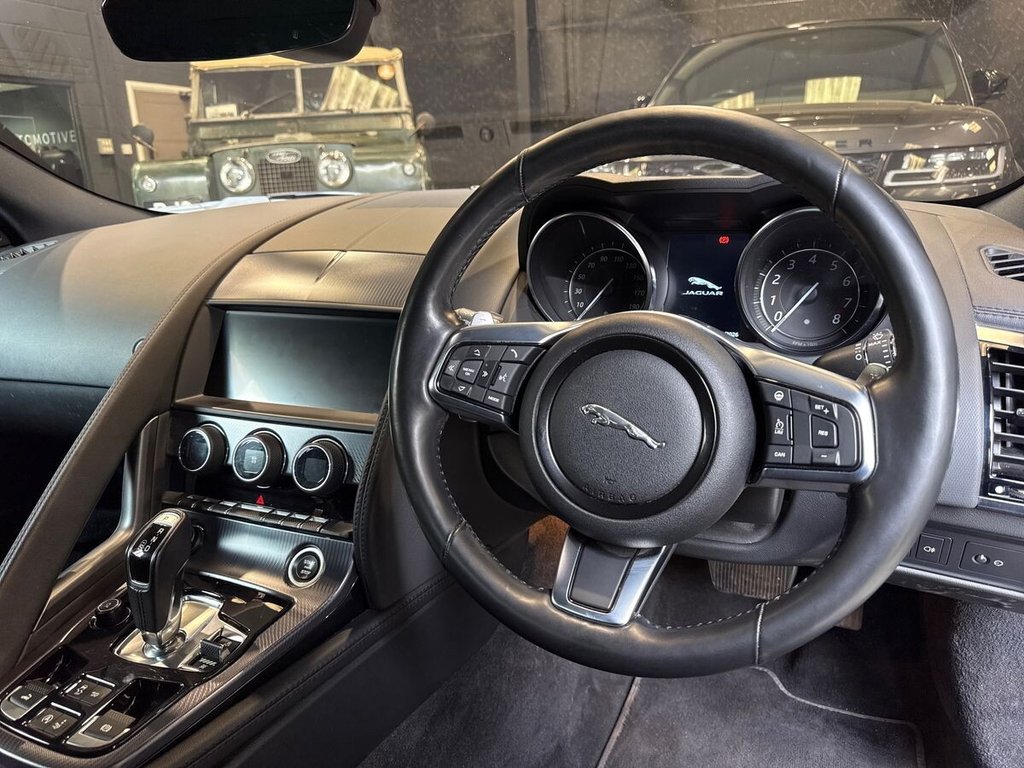 USED 2018 68 JAGUAR F-TYPE 3.0 V6 GPF R-Dynamic Convertible 2dr Petrol Auto AWD Euro 6 (s/s) (380 ps) 2 OWNER|BLIND SPOT|MEM SEATS
