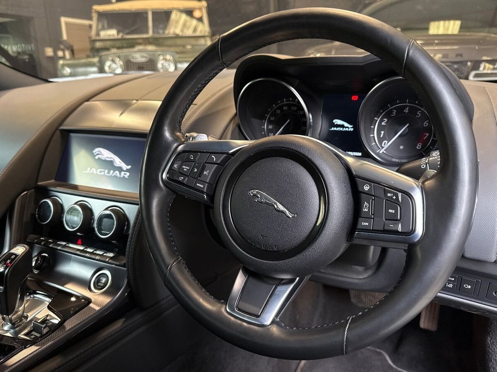 USED 2018 68 JAGUAR F-TYPE 3.0 V6 GPF R-Dynamic Convertible 2dr Petrol Auto AWD Euro 6 (s/s) (380 ps) 2 OWNER|BLIND SPOT|MEM SEATS