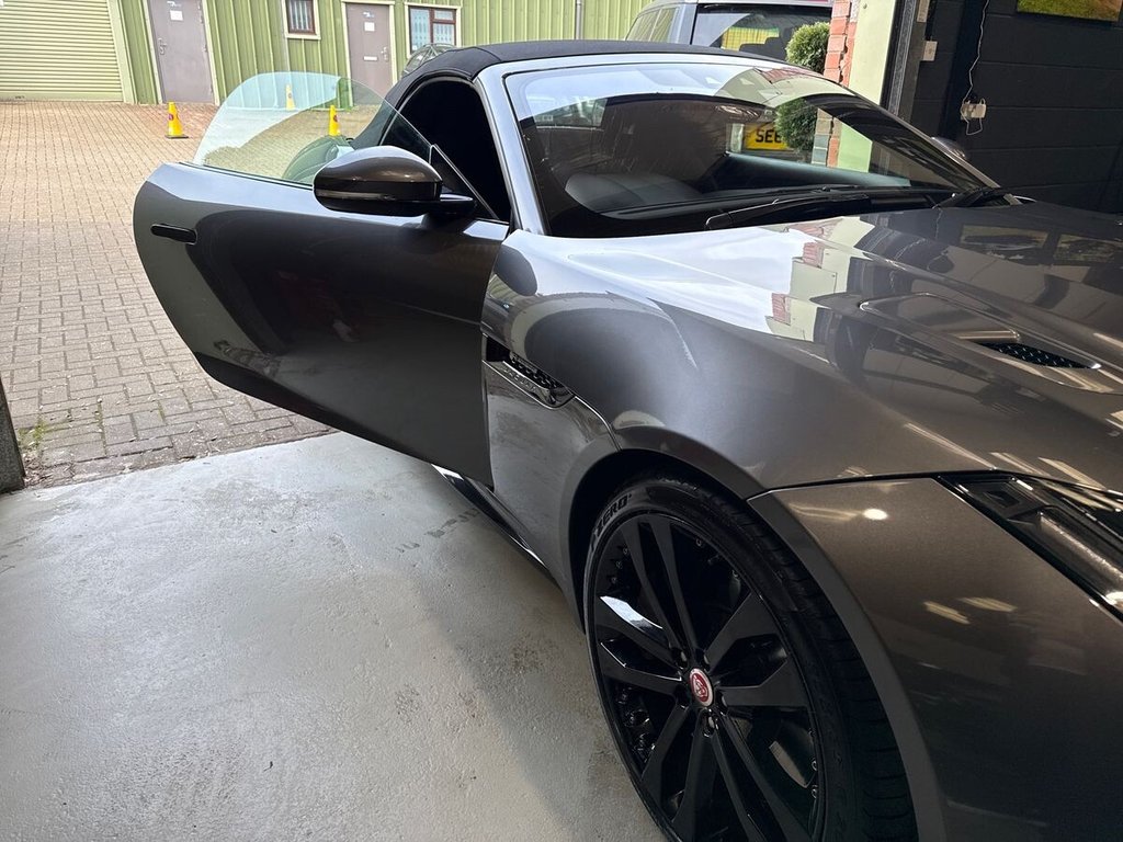 USED 2018 68 JAGUAR F-TYPE 3.0 V6 GPF R-Dynamic Convertible 2dr Petrol Auto AWD Euro 6 (s/s) (380 ps) 2 OWNER|BLIND SPOT|MEM SEATS