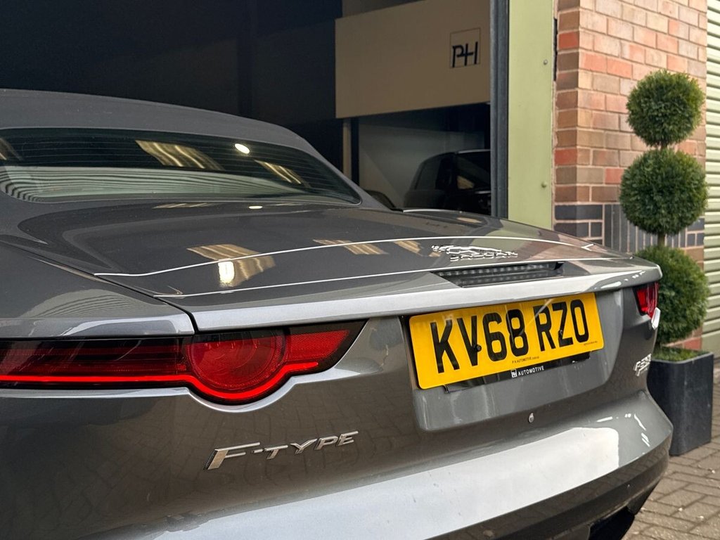 USED 2018 68 JAGUAR F-TYPE 3.0 V6 GPF R-Dynamic Convertible 2dr Petrol Auto AWD Euro 6 (s/s) (380 ps) 2 OWNER|BLIND SPOT|MEM SEATS