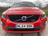 USED 2014 64 VOLVO XC60 2.0 D4 R-Design Lux Nav SUV 5dr Diesel Manual Euro 6 (s/s) (181 ps) &pound;35 ROAD TAX + HEATED FRONT SEATS + R-DESIGN PACK + XENON HEADLIGHTS + DAB RADIO + BLUETOOTH WITH USB PORT + FRONT SPORT SEATS + DRIVER SEAT MEMORY FUNCTION + REAR PARK ASSIST + CRUISE CONTROL + 7' COLOURED DISPLAY + 18' IXION ALLOY WHEELS WITH TPMS
