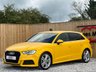 USED 2017 67 AUDI A3 1.4 TFSI CoD S line Sportback 5dr Petrol S Tronic Euro 6 (s/s) (150 ps) 