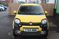 USED 2014 64 FIAT PANDA 1.3 CROSS MULTJET DIESEL 4X4 5 DOOR HATCHBACK MANUAL EURO 5 75 BHP 54,000 MILES---TROPICALIA YELLOW