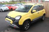 USED 2014 64 FIAT PANDA 1.3 CROSS MULTJET DIESEL 4X4 5 DOOR HATCHBACK MANUAL EURO 5 75 BHP 54,000 MILES---TROPICALIA YELLOW