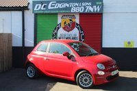 USED 2017 17 FIAT 500 1.2 ECO Pop Star Hatchback 3dr Petrol Manual Euro 6 (s/s) (69 bhp) GREAT VALUE FIAT 500