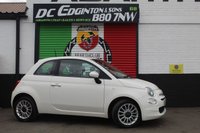 USED 2017 17 FIAT 500 1.2 ECO Pop Star Hatchback 3dr Petrol Manual Euro 6 (s/s) (69 bhp) FINISHED IN BOSSA NOVA WHITE