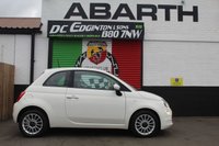 USED 2017 17 FIAT 500 1.2 ECO Pop Star Hatchback 3dr Petrol Manual Euro 6 (s/s) (69 bhp) FINISHED IN BOSSA NOVA WHITE