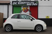 USED 2017 17 FIAT 500 1.2 ECO Pop Star Hatchback 3dr Petrol Manual Euro 6 (s/s) (69 bhp) FINISHED IN BOSSA NOVA WHITE