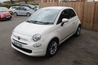 USED 2017 17 FIAT 500 1.2 ECO Pop Star Hatchback 3dr Petrol Manual Euro 6 (s/s) (69 bhp) FINISHED IN BOSSA NOVA WHITE