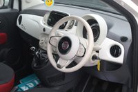 USED 2017 17 FIAT 500 1.2 ECO Pop Star Hatchback 3dr Petrol Manual Euro 6 (s/s) (69 bhp) FINISHED IN BOSSA NOVA WHITE