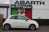 USED 2017 17 FIAT 500 1.2 ECO Pop Star Hatchback 3dr Petrol Manual Euro 6 (s/s) (69 bhp) FINISHED IN BOSSA NOVA WHITE