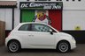 USED 2017 17 FIAT 500 1.2 ECO Pop Star Hatchback 3dr Petrol Manual Euro 6 (s/s) (69 bhp) FINISHED IN BOSSA NOVA WHITE