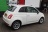 USED 2017 17 FIAT 500 1.2 ECO Pop Star Hatchback 3dr Petrol Manual Euro 6 (s/s) (69 bhp) FINISHED IN BOSSA NOVA WHITE