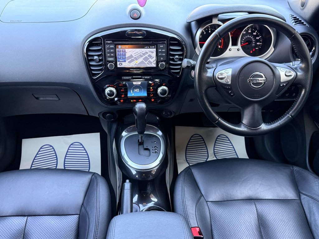 USED 2016 16 NISSAN JUKE 1.6 DIG-T Tekna SUV 5dr Petrol XTRON 4WD Euro 6 (190 ps) 360 CAMERA+NAV+F/LEATHER