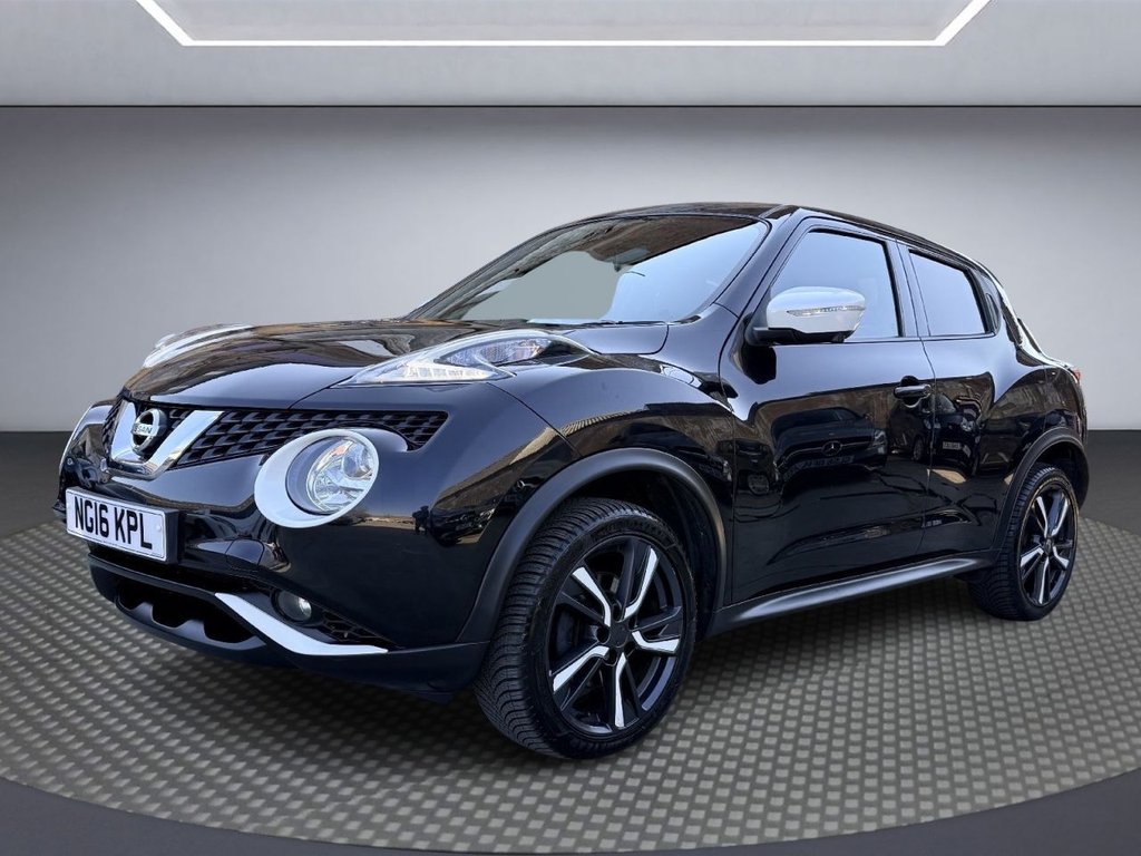 USED 2016 16 NISSAN JUKE 1.6 DIG-T Tekna SUV 5dr Petrol XTRON 4WD Euro 6 (190 ps) 360 CAMERA+NAV+F/LEATHER