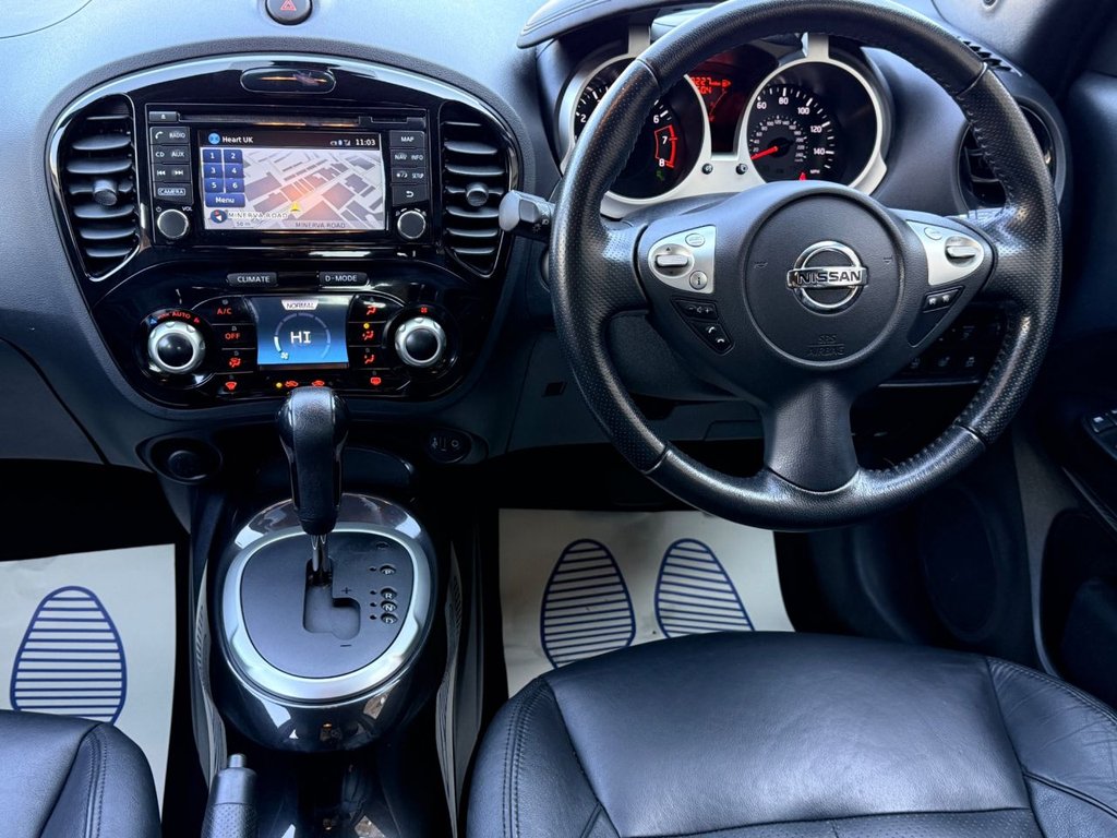 USED 2016 16 NISSAN JUKE 1.6 DIG-T Tekna SUV 5dr Petrol XTRON 4WD Euro 6 (190 ps) 360 CAMERA+NAV+F/LEATHER