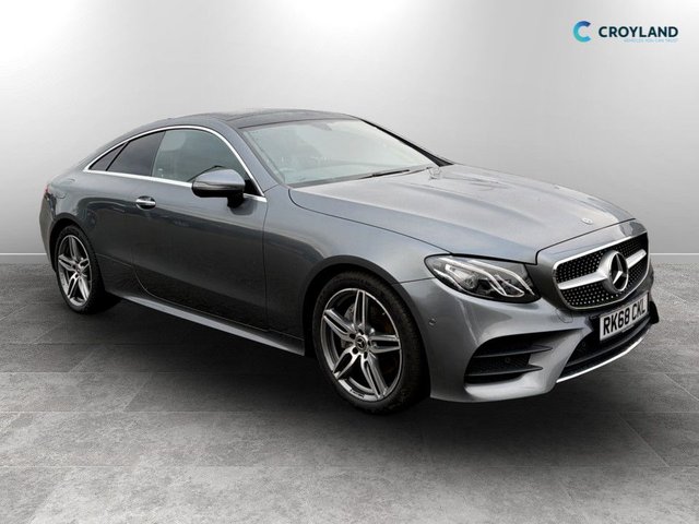 View our Mercedes-Benz E Class 2.0 E220d AMG Line (Premium) Coupe 2dr Diesel G-Tronic+ Euro 6 (s/s) (194 ps)