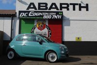 USED 2017 67 FIAT 500 1.2 Anniversario Hatchback 3dr Petrol Manual Euro 6 (s/s) (69 bhp) FINISHED IN RIVIERA GREEN--VINTAGE ALLOYS