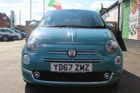 USED 2017 67 FIAT 500 1.2 Anniversario Hatchback 3dr Petrol Manual Euro 6 (s/s) (69 bhp) FINISHED IN RIVIERA GREEN--VINTAGE ALLOYS