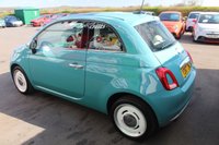 USED 2017 67 FIAT 500 1.2 Anniversario Hatchback 3dr Petrol Manual Euro 6 (s/s) (69 bhp) FINISHED IN RIVIERA GREEN--VINTAGE ALLOYS