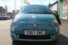 USED 2017 67 FIAT 500 1.2 Anniversario Hatchback 3dr Petrol Manual Euro 6 (s/s) (69 bhp) FINISHED IN RIVIERA GREEN--VINTAGE ALLOYS