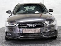 USED 2012 12 AUDI A4 2.0 AVANT TDI S LINE BLACK EDITION 5d AUTO 174 BHP 1 OWNER, IPOD, BANG & OLUFSEN