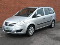 USED 2008 08 VAUXHALL ZAFIRA 1.9 LIFE CDTI 7 SEATER 1 OWNER--DIESEL--RAC WARRANTY