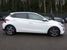 USED 2025 74 HYUNDAI I20 1.0 T-GDi Ultimate 5d DCT 100 S/S PANORAMIC SUNROOF, SAT NAV, APPLE CARPLAY / ANDROID AUTO, REAR CAMERA, FRONT & REAR PARKING SENSORS, HEATED SEATS, HEATED STEERING WHEEL, BOSE, KEYLESS ENRTY & START, ELECTRIC FOLDING MIRRORS, PRIVACY GLASS, COLOUR CHANGE AMBIENT LIGHTING, 17 INCH ALLOYS, AUTO LIGHTS & WIPERS, LFA & LKA, DIGITAL DASH, DRIVING MODES, WIRELESS PHONE CHARGER, DAB RADIO, BLUETOOTH, CRUISE, CLIMATE CONTROL, USB PORTS, ILLUMINATING VANITY MIRRORS, AUTOMATIC GEARBOX, 1 OWNER, SERVICE HISTORY