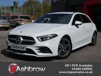 USED 2021 21 MERCEDES-BENZ A-CLASS 1.3 A200 AMG Line (Executive) 5d 7G-DCT 163 S/S 1 OWNER, FULL SERVICE HISTORY, DIGITAL DASH, SAT NAV, APPLE CARPLAY / ANDROID, REAR CAMERA, PARK ASSIST, FRONT & REAR PARKING SENSORS, HEATED SEATS, LANE KEEPING ASSIST, DAB RADIO, BLUETOOTH, CRUISE CONTROL & SPEED LIMITER, VOICE CONTROL, AUTOMATIC GEARBOX, START STOP, LED LIGHTS & DAYTIME RUNNING LIGHTS, 18 INCH ALLOY WHEELS, PRIVACY GLASS, LEATHER ALCANTARA INTERIOR, TIPTRONIC LEATHER FLAT BOTTOM MFSWA, POWER FOLDING MIRRORS, KEYLESS START, RAIN & LIGHT SENSORS