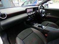USED 2021 21 MERCEDES-BENZ A-CLASS 1.3 A200 AMG Line (Executive) 5d 7G-DCT 163 S/S 1 OWNER, FULL SERVICE HISTORY, DIGITAL DASH, SAT NAV, APPLE CARPLAY / ANDROID, REAR CAMERA, PARK ASSIST, FRONT & REAR PARKING SENSORS, HEATED SEATS, LANE KEEPING ASSIST, DAB RADIO, BLUETOOTH, CRUISE CONTROL & SPEED LIMITER, VOICE CONTROL, AUTOMATIC GEARBOX, START STOP, LED LIGHTS & DAYTIME RUNNING LIGHTS, 18 INCH ALLOY WHEELS, PRIVACY GLASS, LEATHER ALCANTARA INTERIOR, TIPTRONIC LEATHER FLAT BOTTOM MFSWA, POWER FOLDING MIRRORS, KEYLESS START, RAIN & LIGHT SENSORS