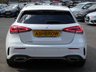 USED 2021 21 MERCEDES-BENZ A-CLASS 1.3 A200 AMG Line (Executive) 5d 7G-DCT 163 S/S 1 OWNER, FULL SERVICE HISTORY, DIGITAL DASH, SAT NAV, APPLE CARPLAY / ANDROID, REAR CAMERA, PARK ASSIST, FRONT & REAR PARKING SENSORS, HEATED SEATS, LANE KEEPING ASSIST, DAB RADIO, BLUETOOTH, CRUISE CONTROL & SPEED LIMITER, VOICE CONTROL, AUTOMATIC GEARBOX, START STOP, LED LIGHTS & DAYTIME RUNNING LIGHTS, 18 INCH ALLOY WHEELS, PRIVACY GLASS, LEATHER ALCANTARA INTERIOR, TIPTRONIC LEATHER FLAT BOTTOM MFSWA, POWER FOLDING MIRRORS, KEYLESS START, RAIN & LIGHT SENSORS