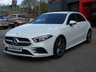 USED 2021 21 MERCEDES-BENZ A-CLASS 1.3 A200 AMG Line (Executive) 5d 7G-DCT 163 S/S 1 OWNER, FULL SERVICE HISTORY, DIGITAL DASH, SAT NAV, APPLE CARPLAY / ANDROID, REAR CAMERA, PARK ASSIST, FRONT & REAR PARKING SENSORS, HEATED SEATS, LANE KEEPING ASSIST, DAB RADIO, BLUETOOTH, CRUISE CONTROL & SPEED LIMITER, VOICE CONTROL, AUTOMATIC GEARBOX, START STOP, LED LIGHTS & DAYTIME RUNNING LIGHTS, 18 INCH ALLOY WHEELS, PRIVACY GLASS, LEATHER ALCANTARA INTERIOR, TIPTRONIC LEATHER FLAT BOTTOM MFSWA, POWER FOLDING MIRRORS, KEYLESS START, RAIN & LIGHT SENSORS