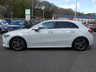 USED 2021 21 MERCEDES-BENZ A-CLASS 1.3 A200 AMG Line (Executive) 5d 7G-DCT 163 S/S 1 OWNER, FULL SERVICE HISTORY, DIGITAL DASH, SAT NAV, APPLE CARPLAY / ANDROID, REAR CAMERA, PARK ASSIST, FRONT & REAR PARKING SENSORS, HEATED SEATS, LANE KEEPING ASSIST, DAB RADIO, BLUETOOTH, CRUISE CONTROL & SPEED LIMITER, VOICE CONTROL, AUTOMATIC GEARBOX, START STOP, LED LIGHTS & DAYTIME RUNNING LIGHTS, 18 INCH ALLOY WHEELS, PRIVACY GLASS, LEATHER ALCANTARA INTERIOR, TIPTRONIC LEATHER FLAT BOTTOM MFSWA, POWER FOLDING MIRRORS, KEYLESS START, RAIN & LIGHT SENSORS