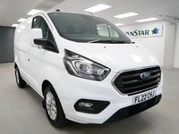 USED 2022 22 FORD TRANSIT CUSTOM 280 2.0 EBL 130 BHP SWB LIMITED  AIR CON | CARPLAY | ALLOYS | 3 SEATS