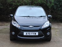 USED 2011 11 FORD FIESTA 1.4 Titanium Hatchback 5dr Petrol Manual (133 g/km, 94 bhp) www.suffolkcarcentre.co.uk - Located at Ilketshall