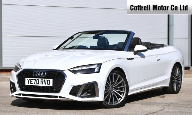 2020 70 Audi A5 Cabriolet 2.0 TFSI 40 S line Convertible 2dr Petrol S Tronic Euro 6 (s/s) (204 ps)