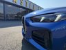 USED 2024 24 BMW 4 SERIES 2.0 420i M Sport Convertible 2dr Petrol Auto Euro 6 (s/s) (184 ps) Facelift Model with &pound;6,000 in options finished in Portimao Blue