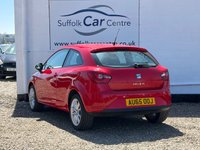 USED 2015 65 SEAT IBIZA 1.4 Toca Sport Coupe 3dr Petrol Manual Euro 5 (85 ps) www.suffolkcarcentre.co.uk - Located at Lowestoft